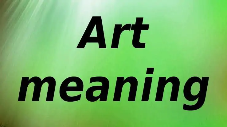 Meaning of art,Lesson Plan