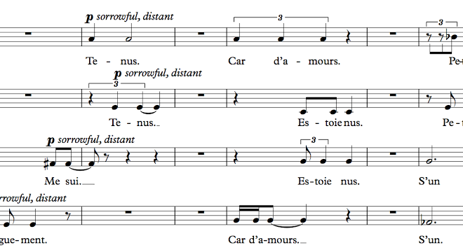 Putting Lines And Text To Music (Primary 5)