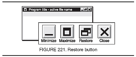 Word Processing Skills: Minimize And Restore Button (Primary 6)